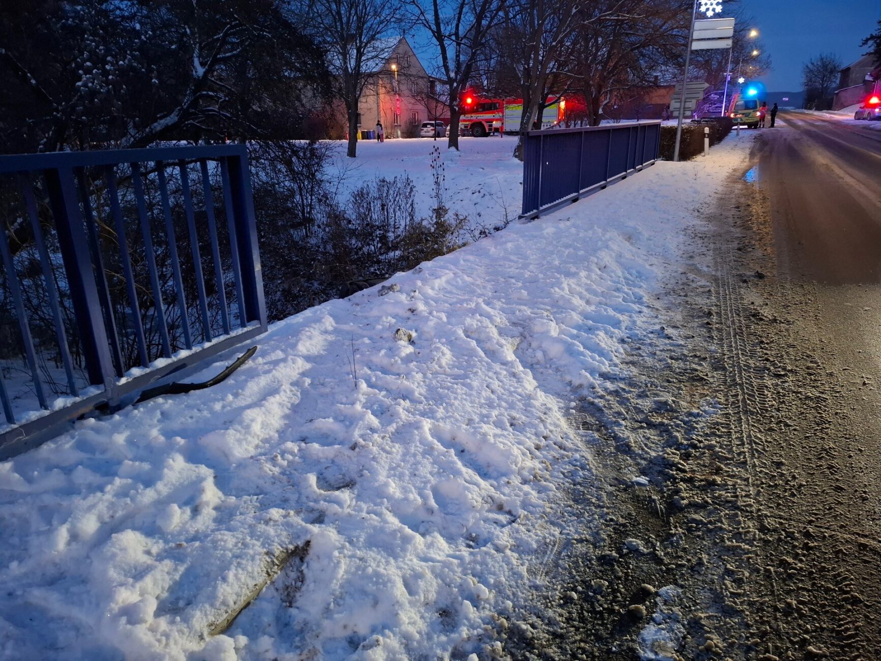 Nehoda v Újezdu. Foto: HZS