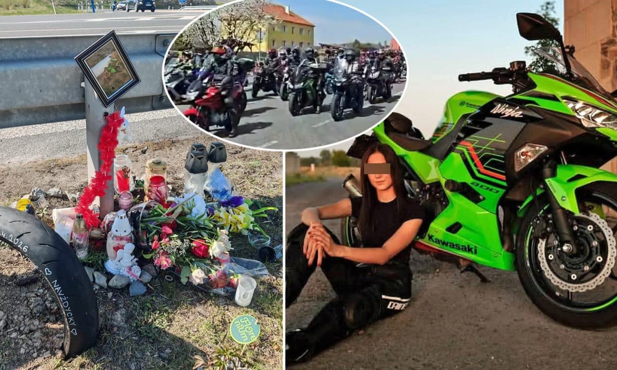 22letá motorkářka Denisa zemřela při tragické nehodě u Dubé. Koláž ČRnehody