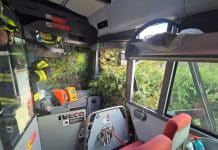 Nehoda autobusu u Bukovan na Příbramsku. Foto: HZS