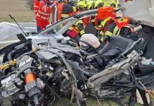 Vážná nehoda u Horní Loděnice na Olomoucku. Foto: HZS