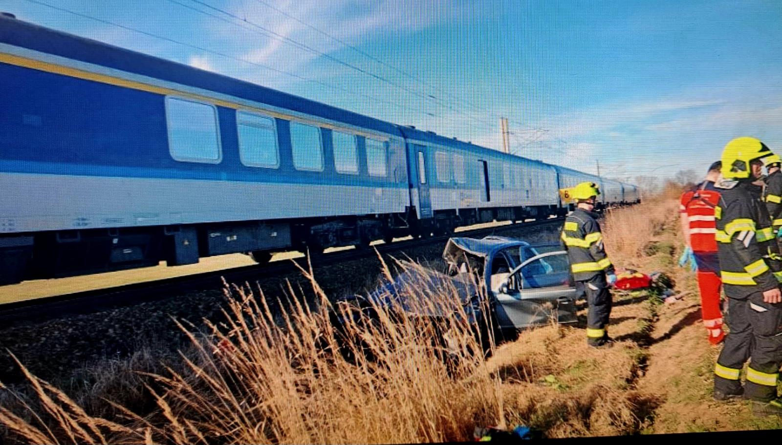 Tragická nehoda u Velešína na Českokrumlovsku. Foto: Policie ČR