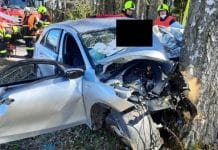 Tragická nehoda u obce Mříčná na Semilsku. Foto: Policie ČR