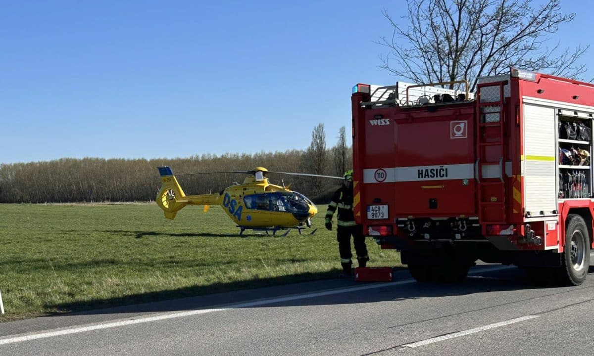 Vážná nehoda u Vodňan. Foto: Policie ČR