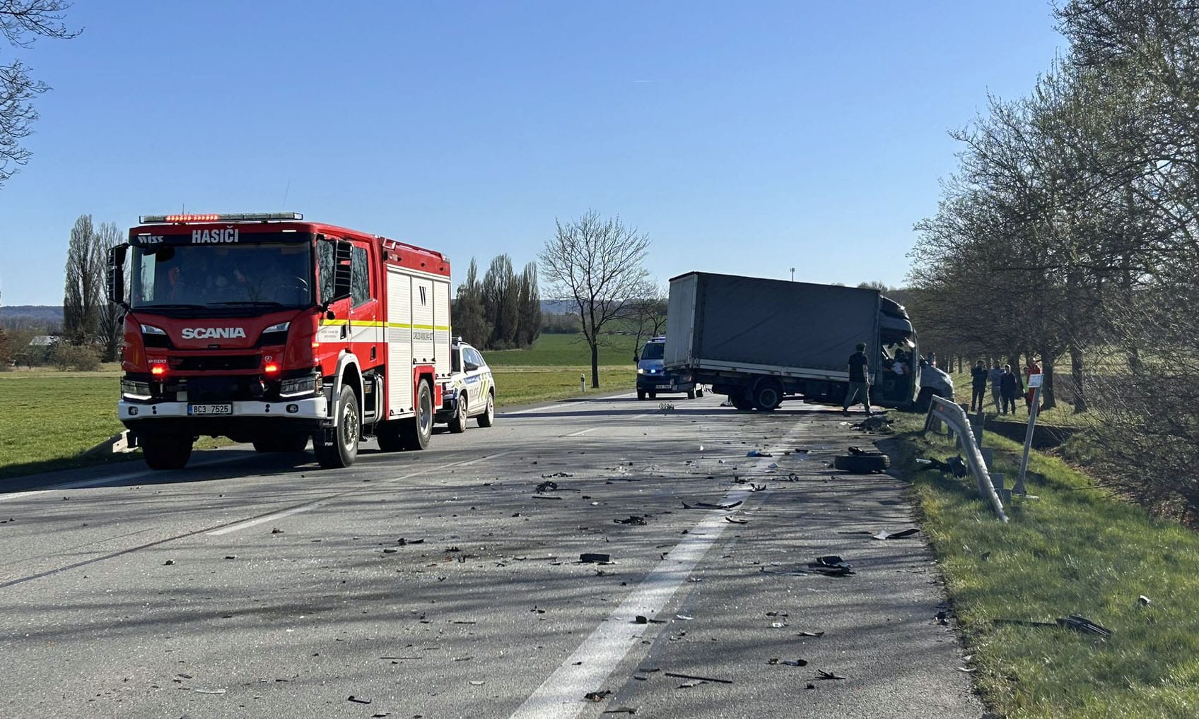 Vážná nehoda u Vodňan. Foto: Policie ČR