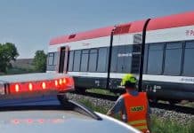 Tragická srážka vlaku s cyklistou na Hodonínsku. Foto: Policie ČR