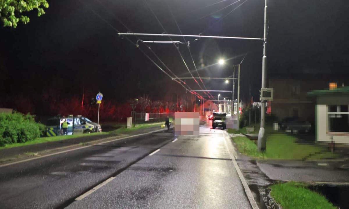 Nehoda u Mariánských Lázní. Foto: Policie ČR