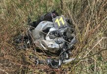 Tragická nehoda motorky a auta u Branné na Šumpersku. Foto: Policie ČR