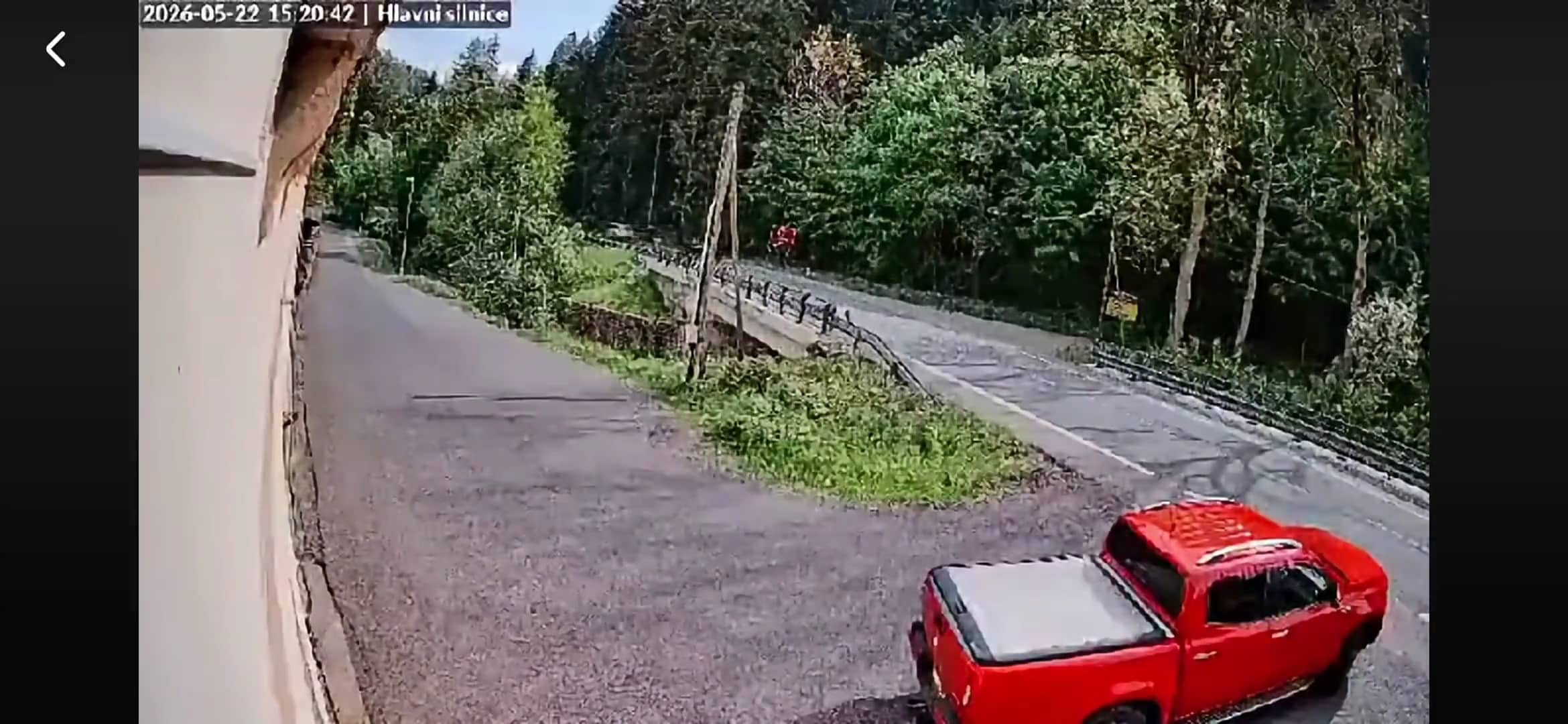 VIdeo zachytilo tragickou nehodu v Železném Brodě. Zdroj: FB / Josef Fazer